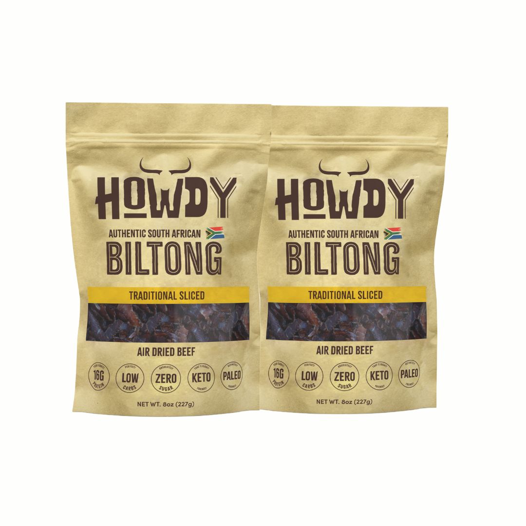 Traditional Biltong - 2 Bags Combo - Save Big at $7.50 | Howdysnax